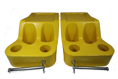 Miller 5X5 Double Hole Receiver Set Hooks Wrecker Supplies