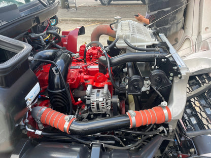 2023 Red extended cab HINO w/ Century 12 series LCG Sales Units