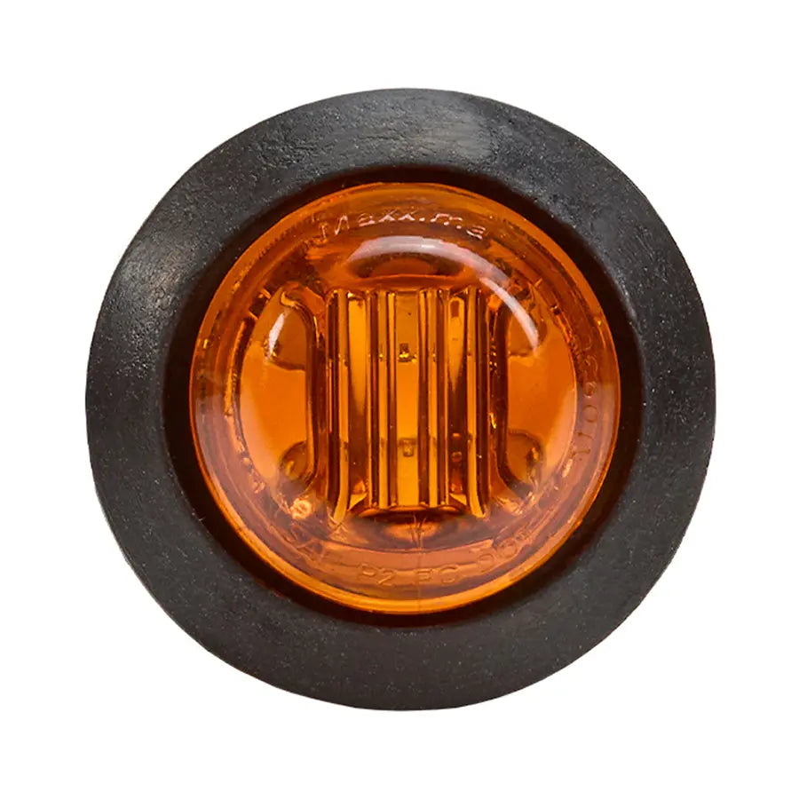 3/4" Round Clearance Marker Amber
