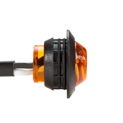 3/4" Round Clearance Marker Amber