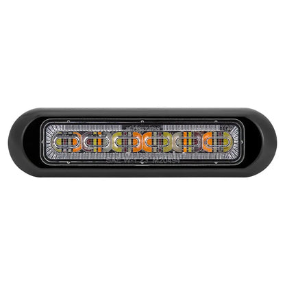 Surface Mount Warning Quad Color 24 LED Red/Blue/Amber/White Clear Lens