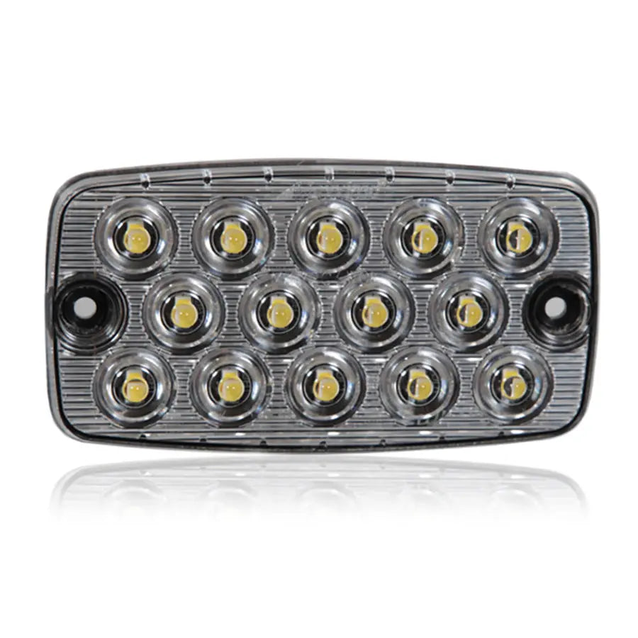 Surface Mount Low Profile 0.4" Ultra Thin LED Light - White Back-Up/Courtesy