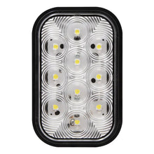 Rectangular White Back Up - 10 LED