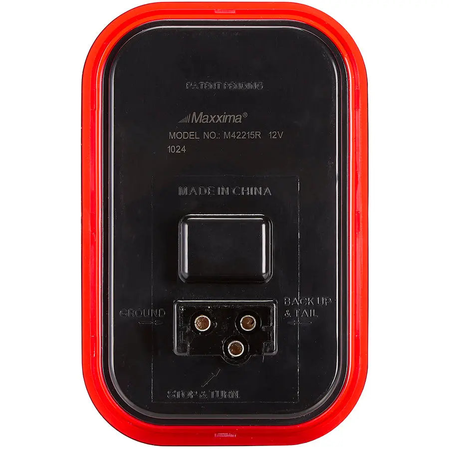 3” x 5” Red Rectangular Stop/Turn/Tail with Glow Edge
