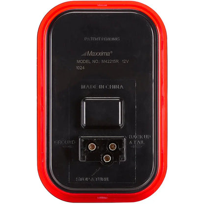 3” x 5” Red Rectangular Stop/Turn/Tail with Glow Edge