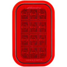 3” x 5” Red Rectangular Stop/Turn/Tail with Glow Edge